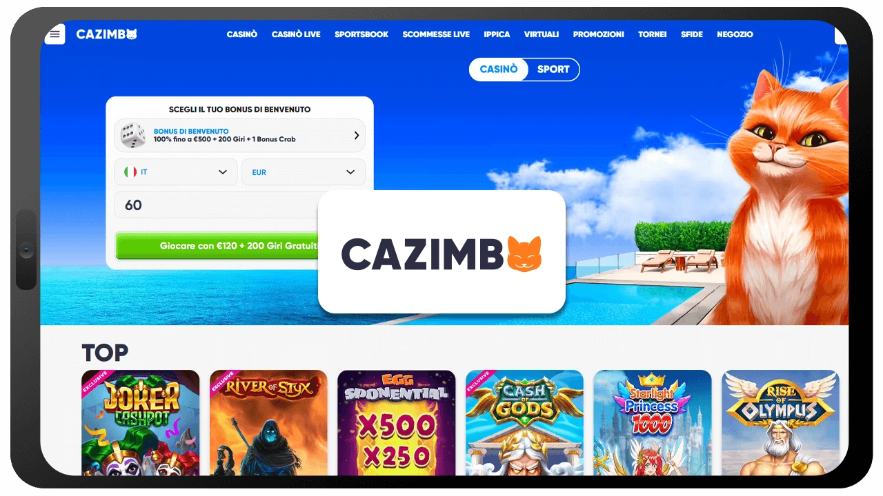 Cazimbo casinò non AAMS che pagano subito