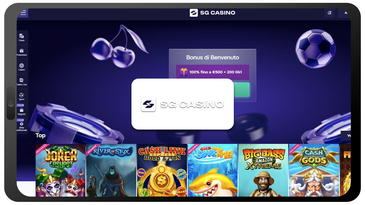 SG Casino casinò non AAMS che pagano subito